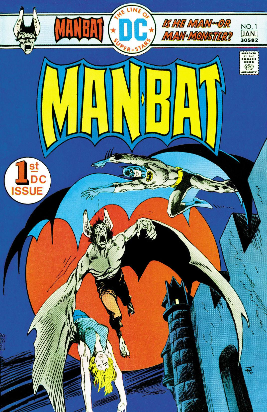 Wallpaper #eWgRG5MBSpphPi3-Fx6I98 Man Bat 1976 1 DC Comics Issue