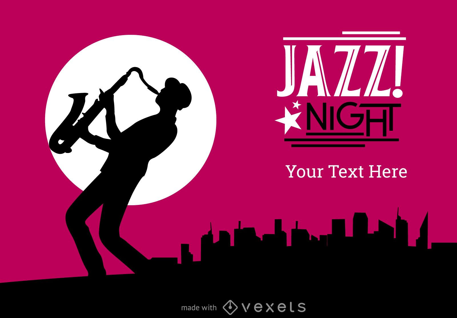 Wallpaper #gGdQ7pIBSpphPi3-YVxF186 Jazz Show Flyer Editor Free Vector Download Freeimages