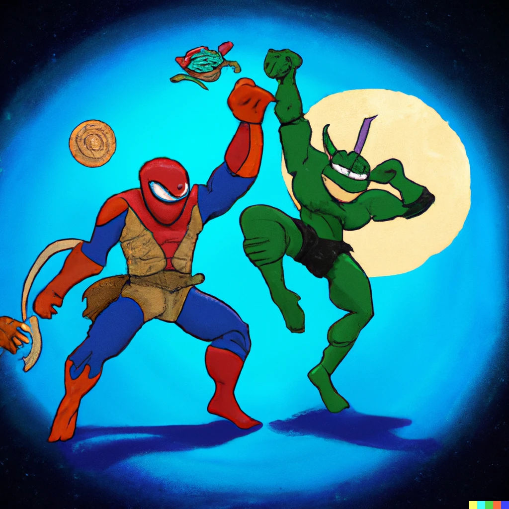 Wallpaper #-ovDdpcBcm9NJah-ingn96 Spiderman and Thor Dancing in the Moonlight with Dalle 2 Openart