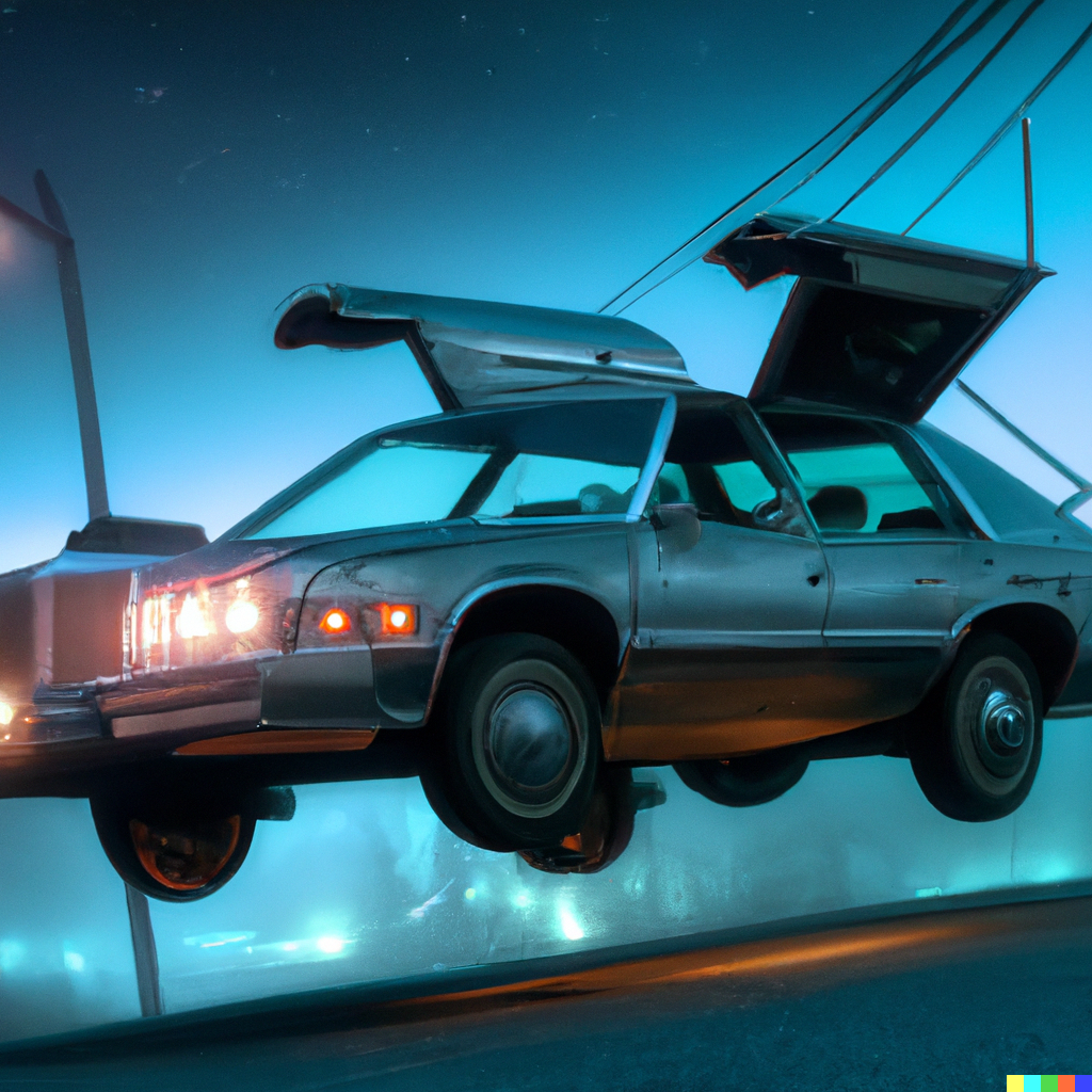 Wallpaper #IBlLJI8BtGB6xQ78toUO0 Thomas Dalle a 1978 Cadillac Deville is Converted into a Flying