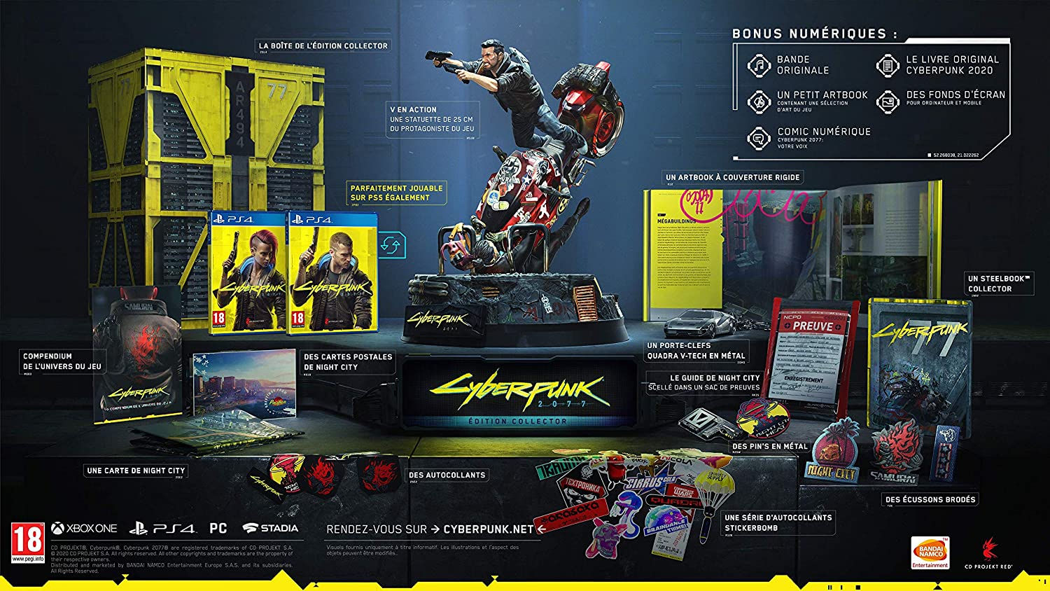 Wallpaper #hRpcUZMB1yWOL4qg0YG696 Ledition Collector Limitee De Cyberpunk 2077 De Nouveau En Precommande