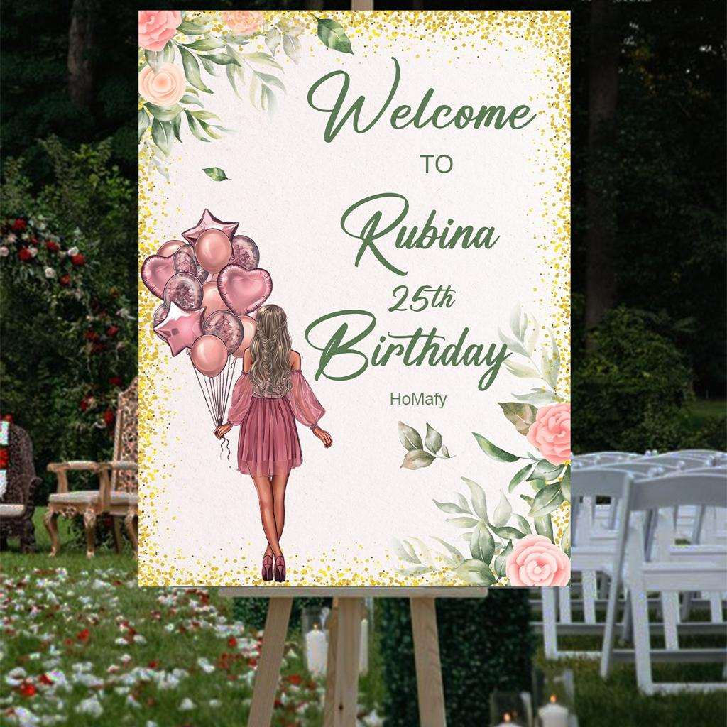 Wallpaper #PDHeNZMB5zzyi_yYylio15 Personalised Birthday Party Welcome Board Birthday Sign Board