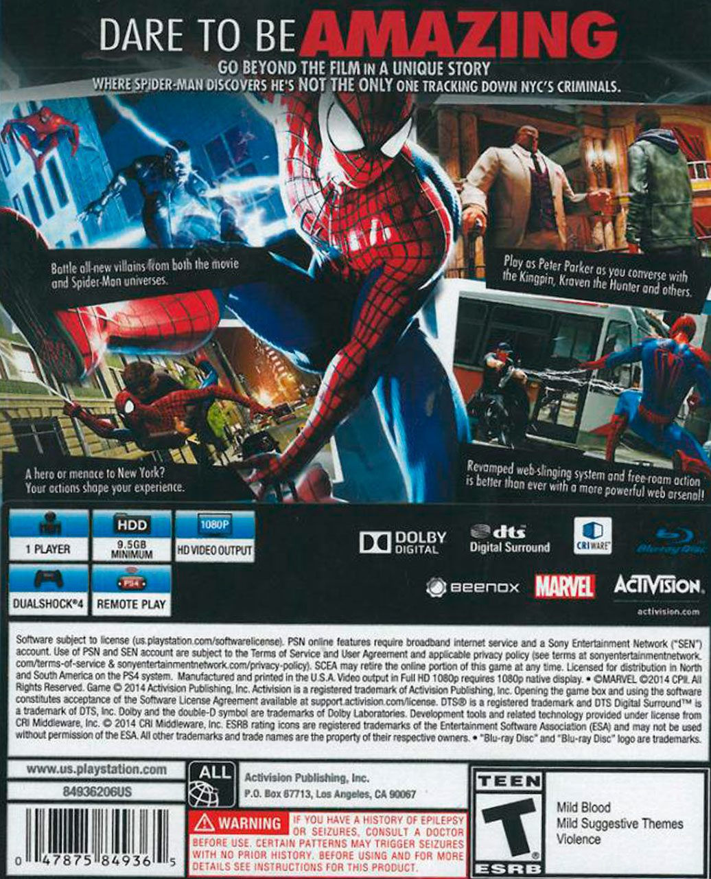 Wallpaper #ukBDMZMBJhL2WPba8MXr168 The Amazing Spiderman 2 Gameplanet
