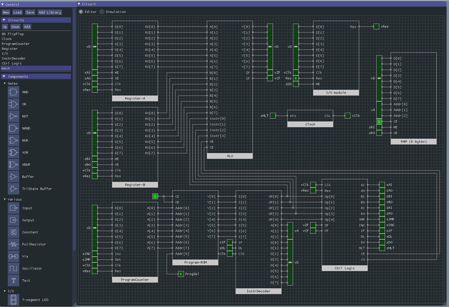 Wallpaper #8kDiMJMBJhL2WPbaXMPE336 Building an 8 Bit Computer in Lsim Justcodebe