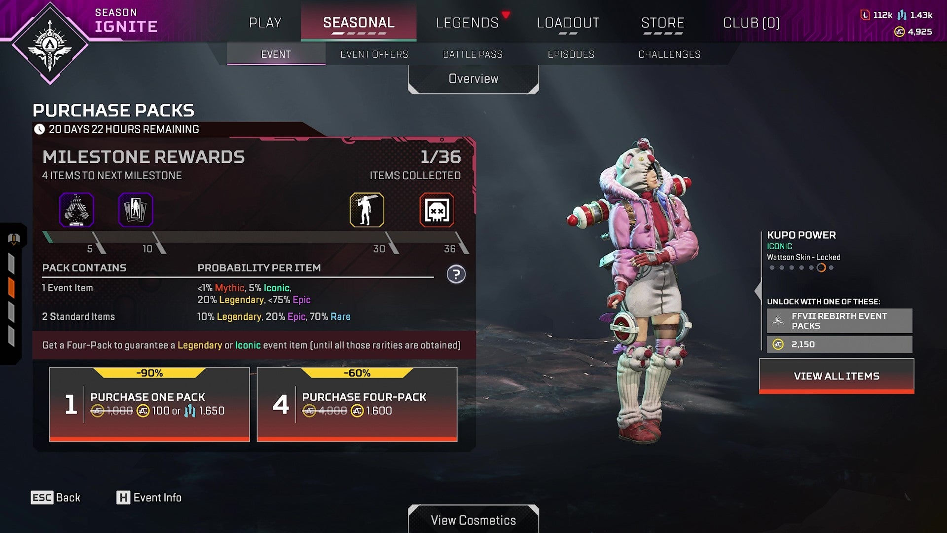 Wallpaper #gWhQFZMBSpphPi3-dgfW59 Slideshow Apex Legends Final Fantasy Crossover Event Pack Pricing Scale