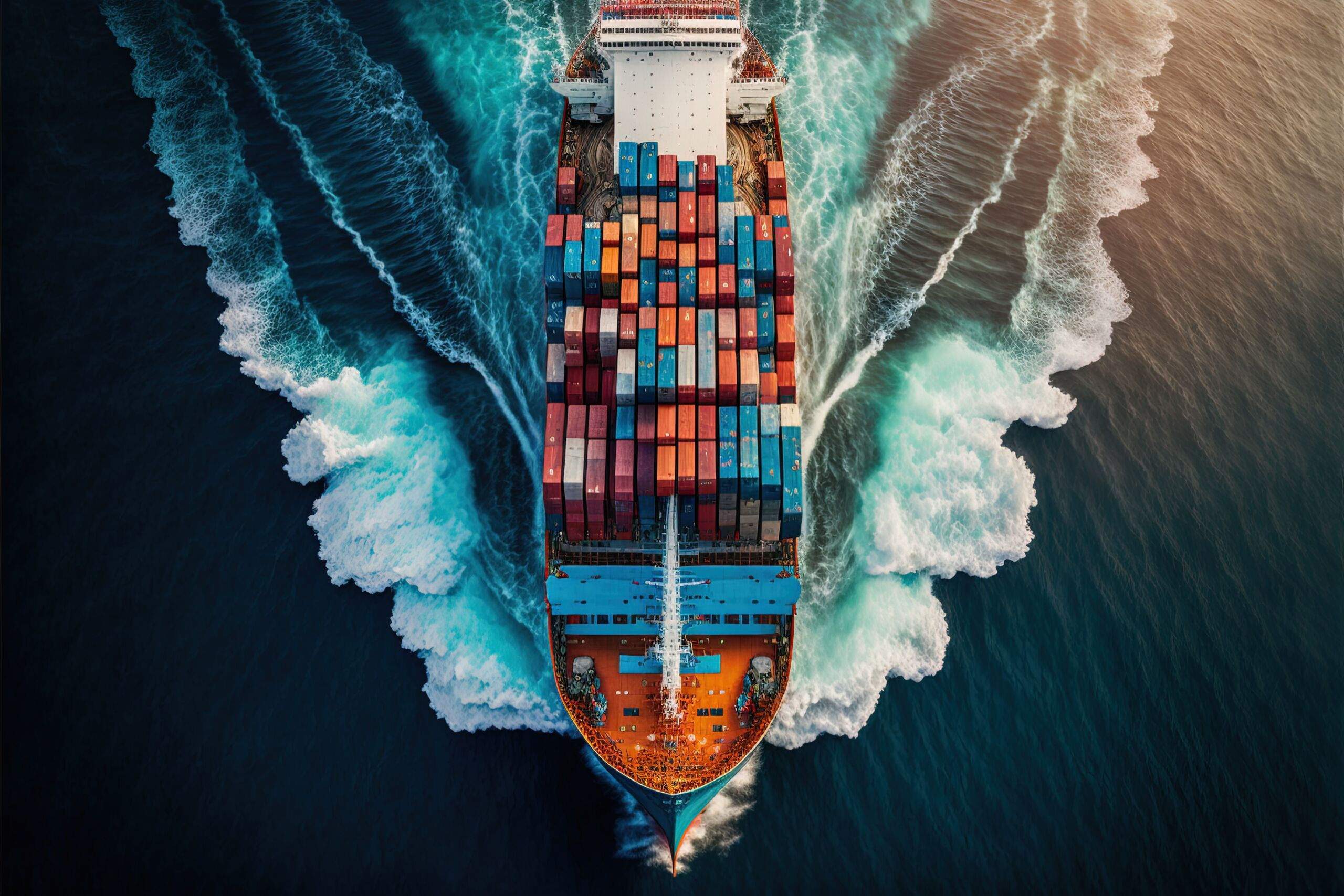 Wallpaper #PKeVMpMBlSzal8H1Ttud312 Aerial View of Container Cargo Ship in Sea Thomson Reuters Institute