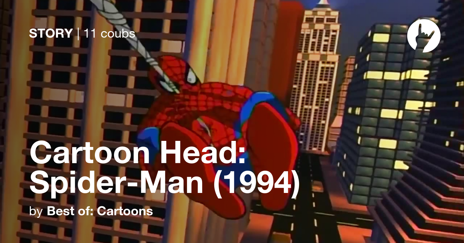 Wallpaper #22hxHJMBSpphPi3-wiLQ95 Cartoon Head Spider Man 1994 Coub