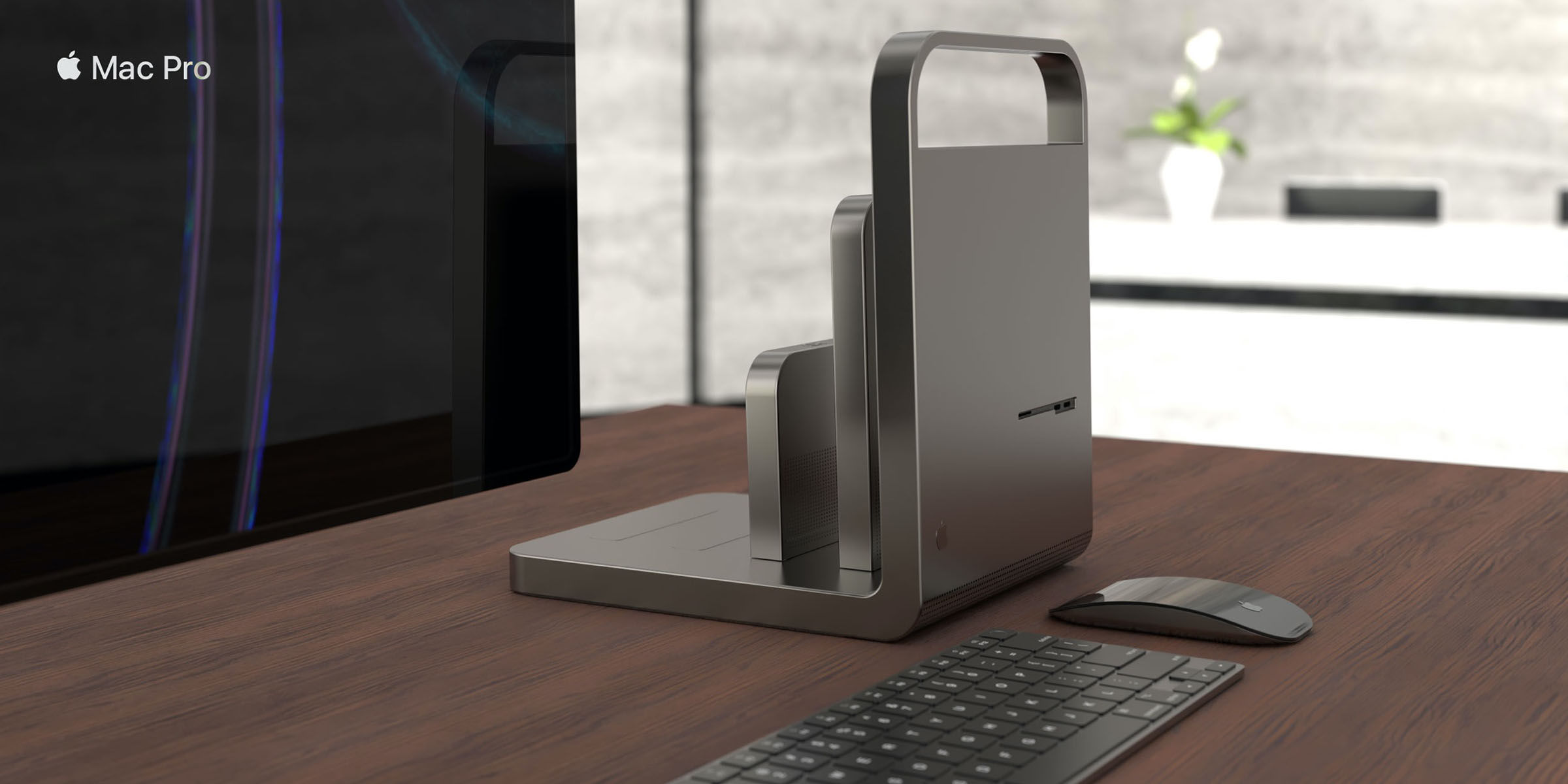 Wallpaper #CT-EPJMBLiIJ4c9OXZJ291 Apple Silicon Mac Pro Concept Imagines Open Air Expansion Slots 9to5mac