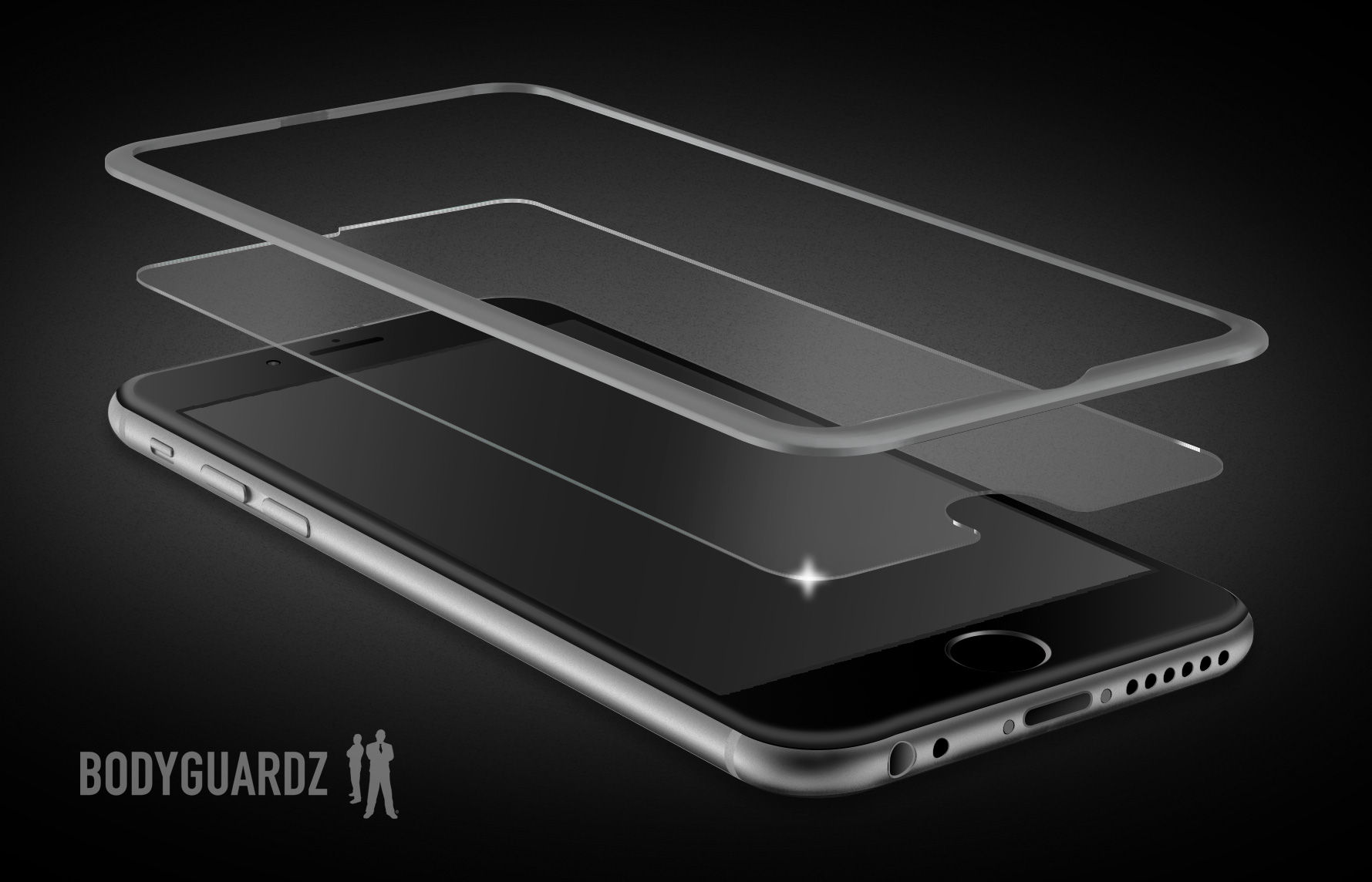 Wallpaper #sWf07JIBSpphPi3-5FU3147 Bodyguardz Uses an Aluminum Bezel to Tackle the iPhone 6 Screen