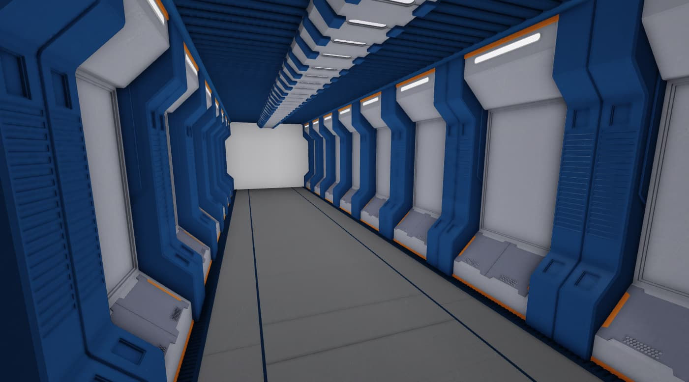 Wallpaper #tBmdHo8BtGB6xQ78EXlb28 Sci Fi Corridor Design Ive Made Feedback Would Be Great Creations