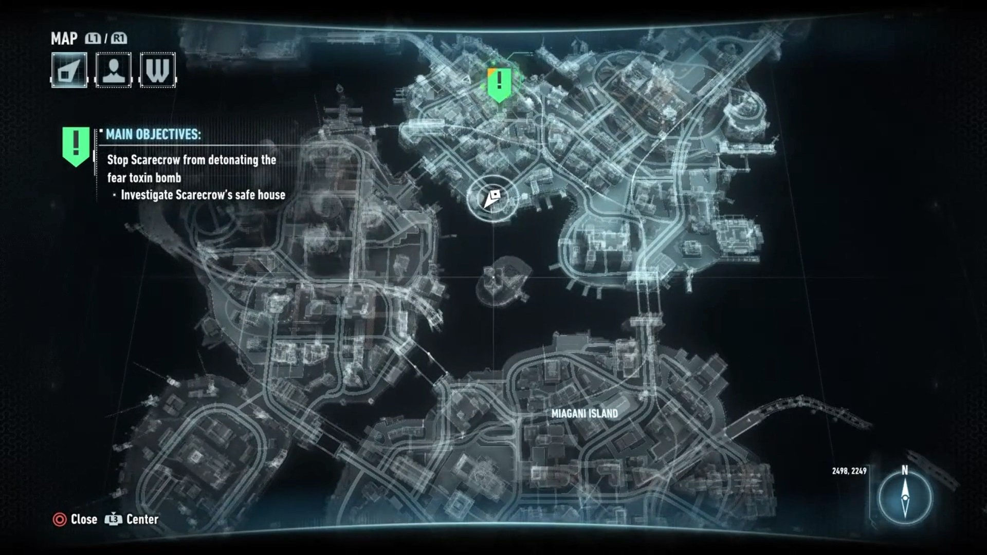 Wallpaper #_u94TJMBMN-XEVvV3j2j77 Batman Arkham Knight Firefighter Map