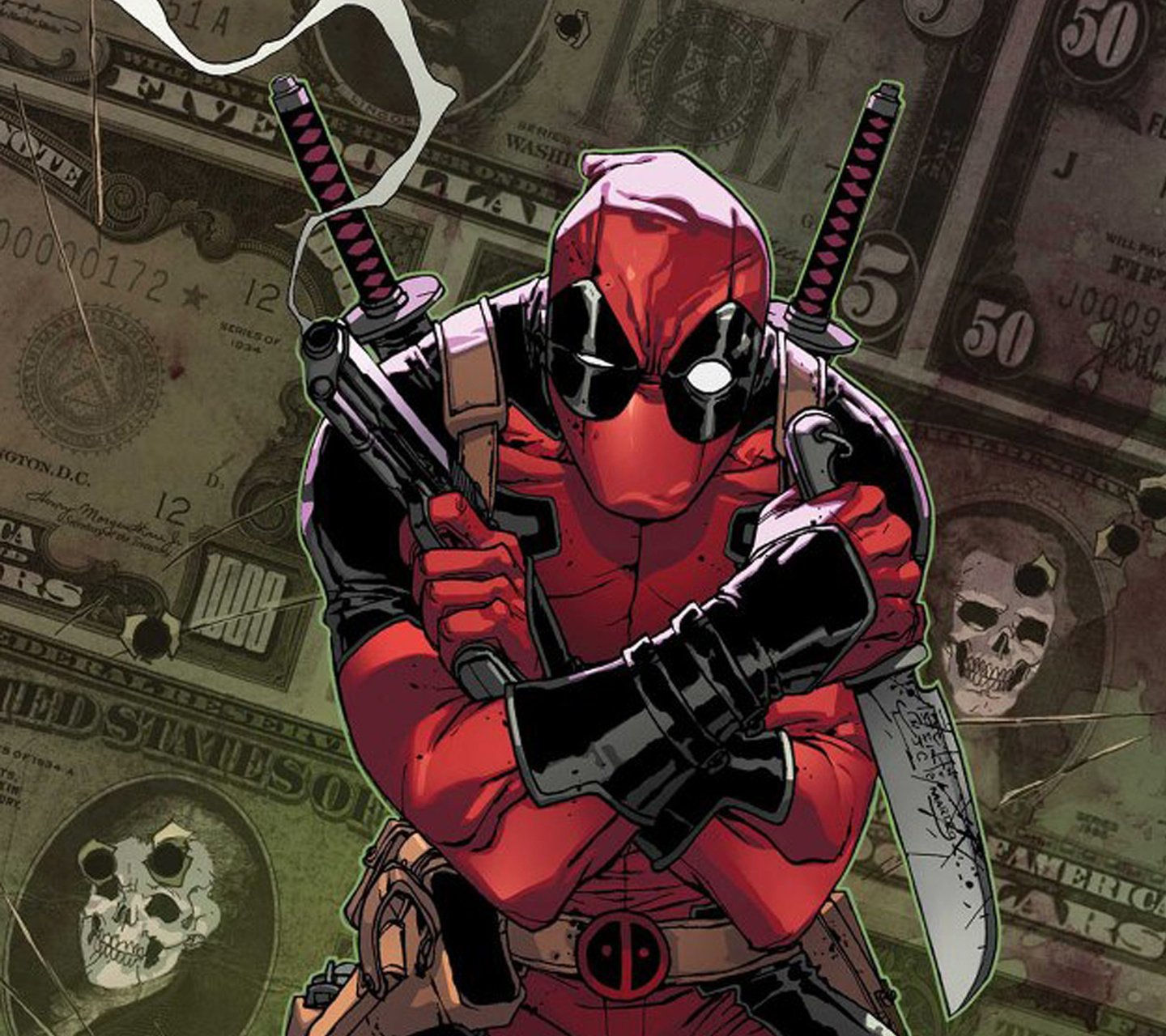Wallpaper #7BGlM5MBXrlMTfB52Epu248 Deadpool HD Wallpaper a Comic Heros Bold Stance