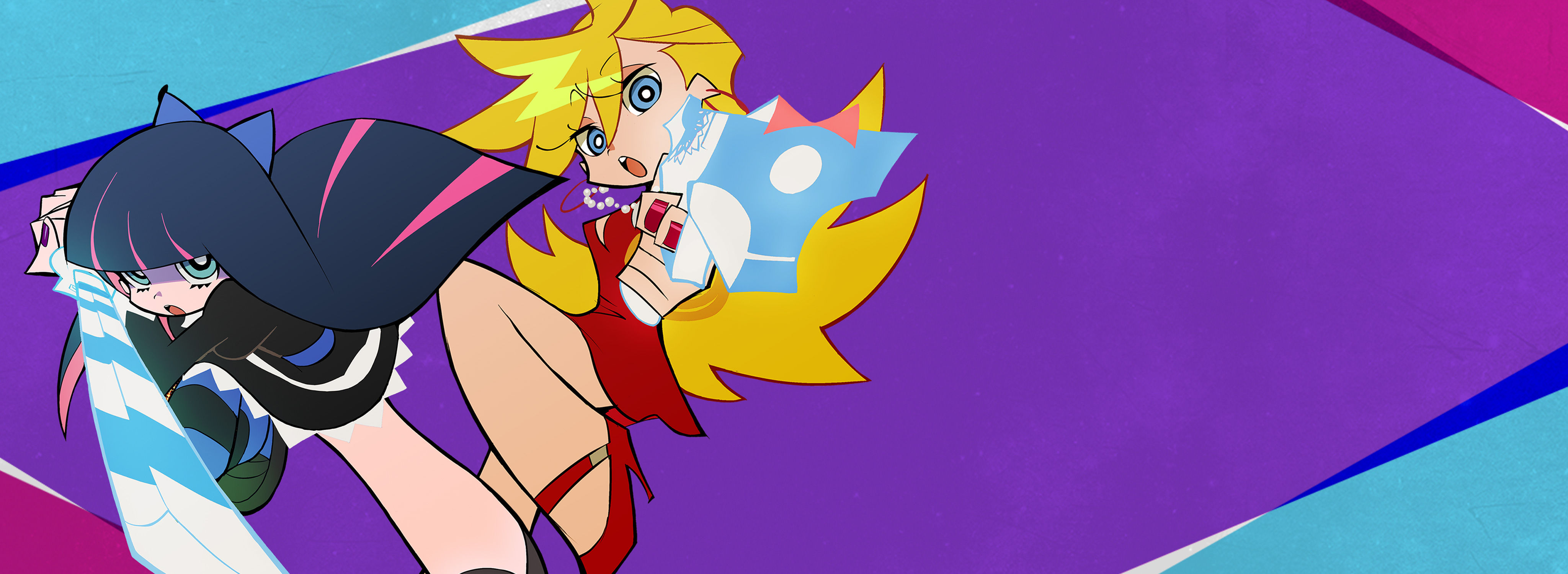 Wallpaper #bc206 Stocking and Panty Panty Stocking with Garterbelt and 1 More Drawn