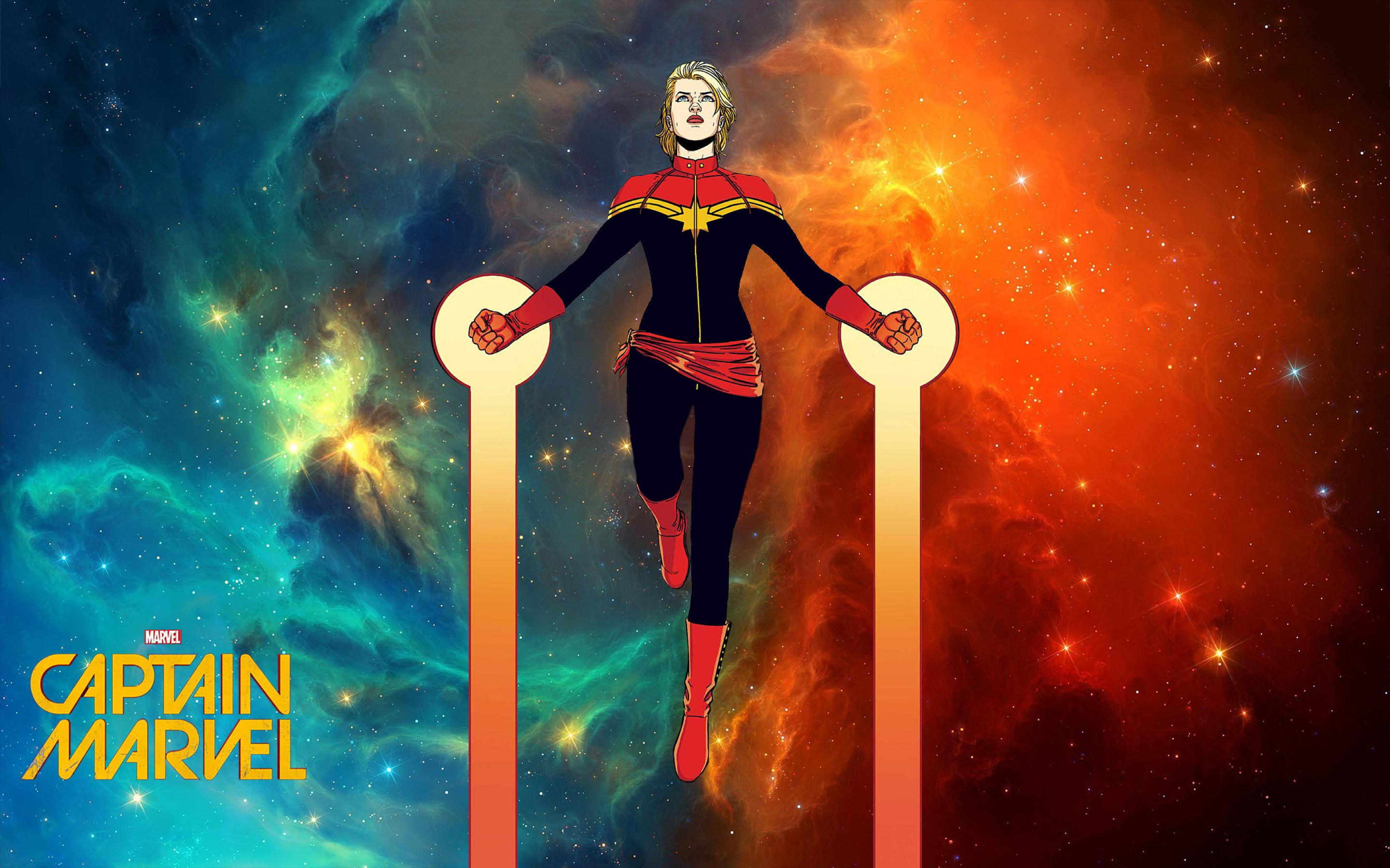 Wallpaper #1kUXlY4B7YBJg1BV0Z-b55 Comics Captain Marvel HD Wallpaper