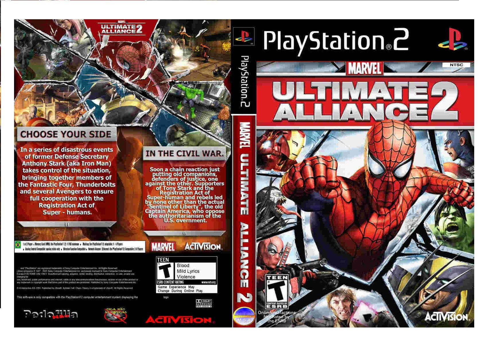 Wallpaper #J7ixS5IBJvJKYCmEQ8-y16 PS2 Marvel Ultimated Alliance 2 Dvd Game Lazada