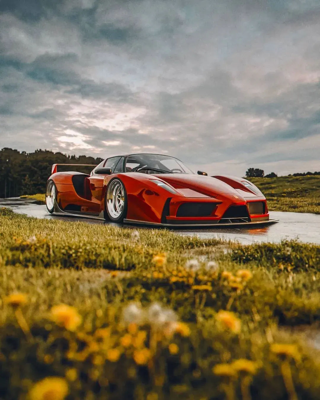 Wallpaper #h_8QaJMB3lSXT3zUBONt75 Ferrari Enzo Un Progetto Digitale Immagina Una Versione Estrema