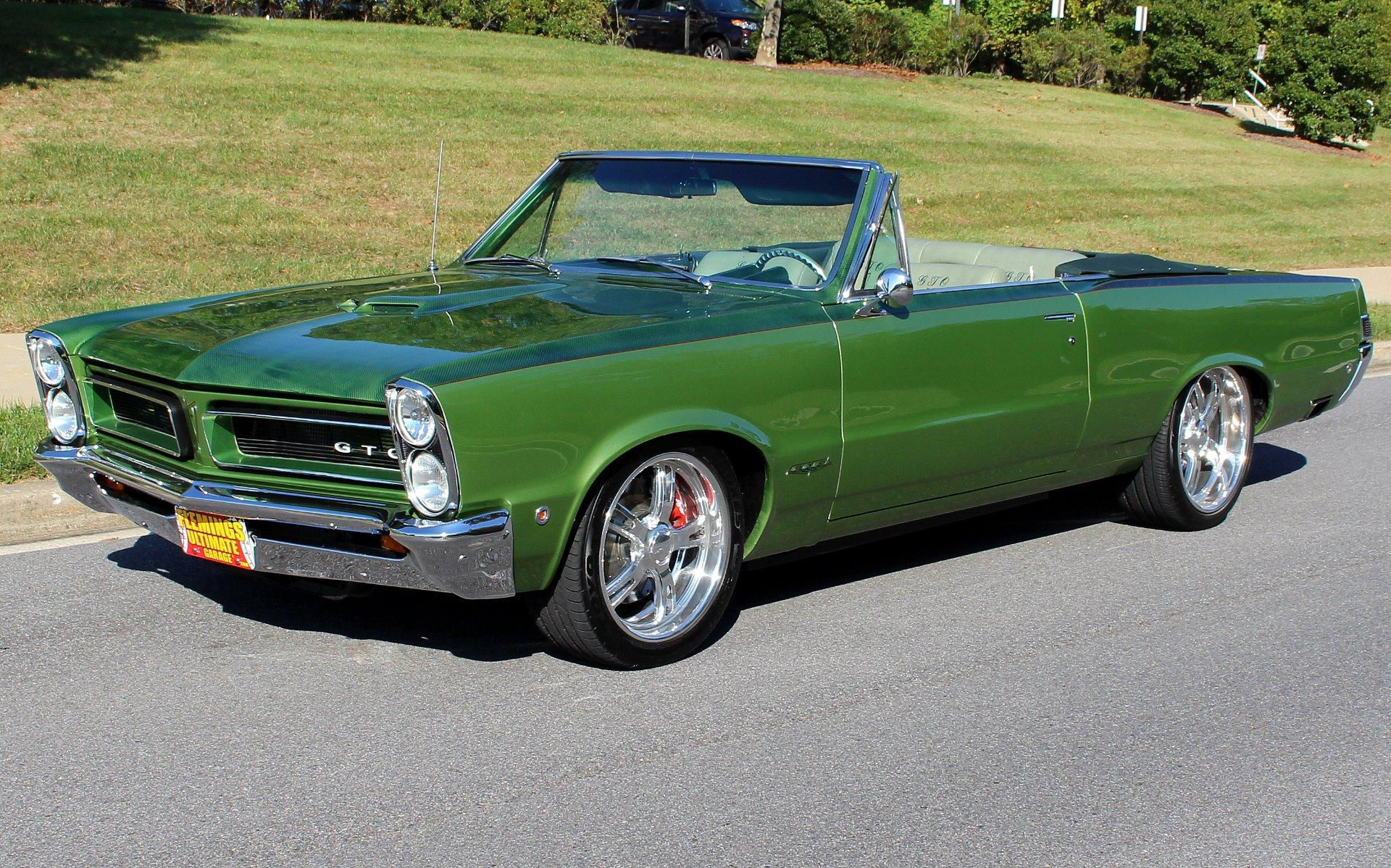 Wallpaper #70774 1965 Pontiac Gto Convertible Triple Black Phs