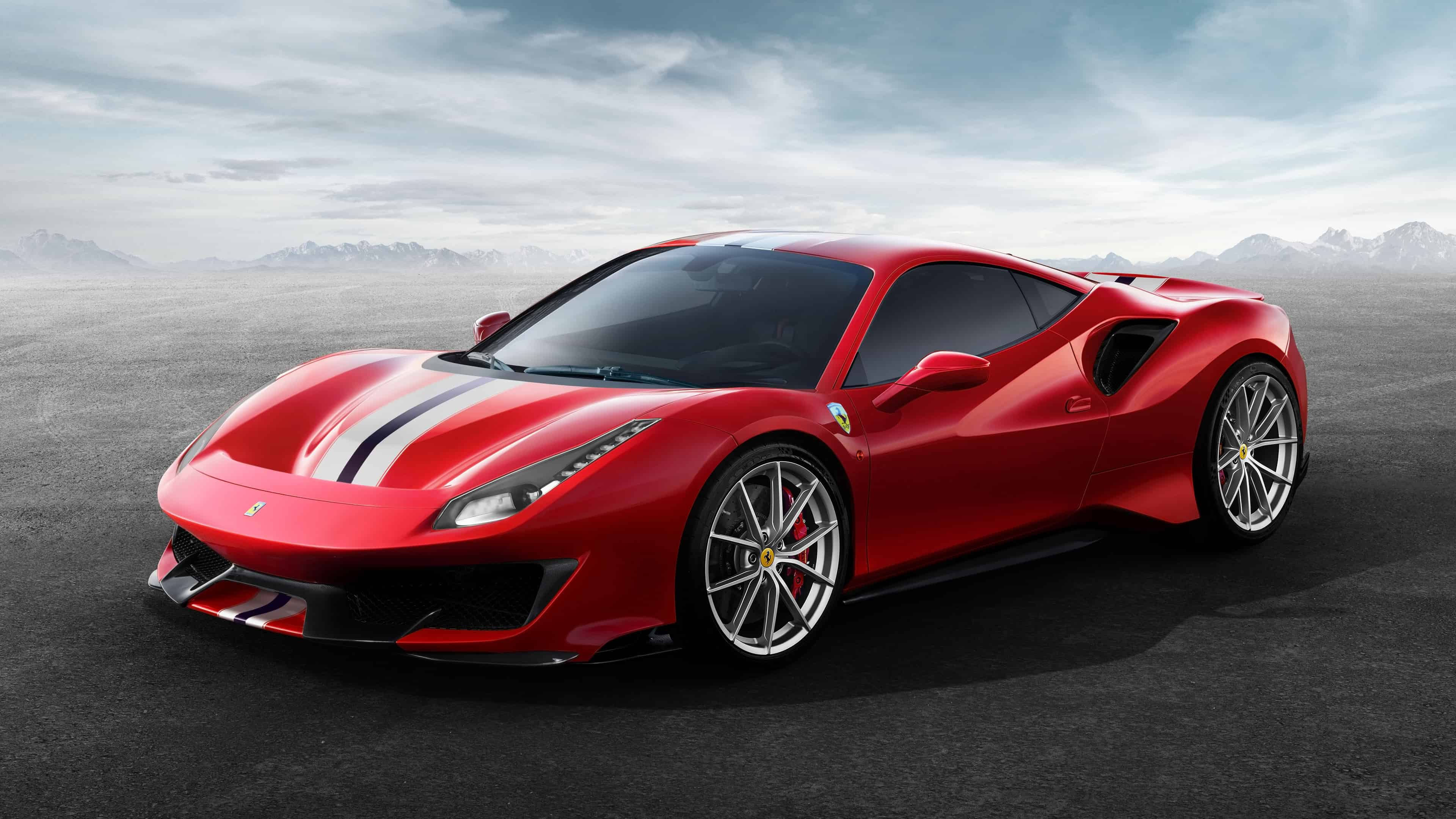 Wallpaper #KX3o9I4Bnwiau_P6IhFa8 Ferrari 488 Pista Red UHD 4K Wallpaper Pixelz