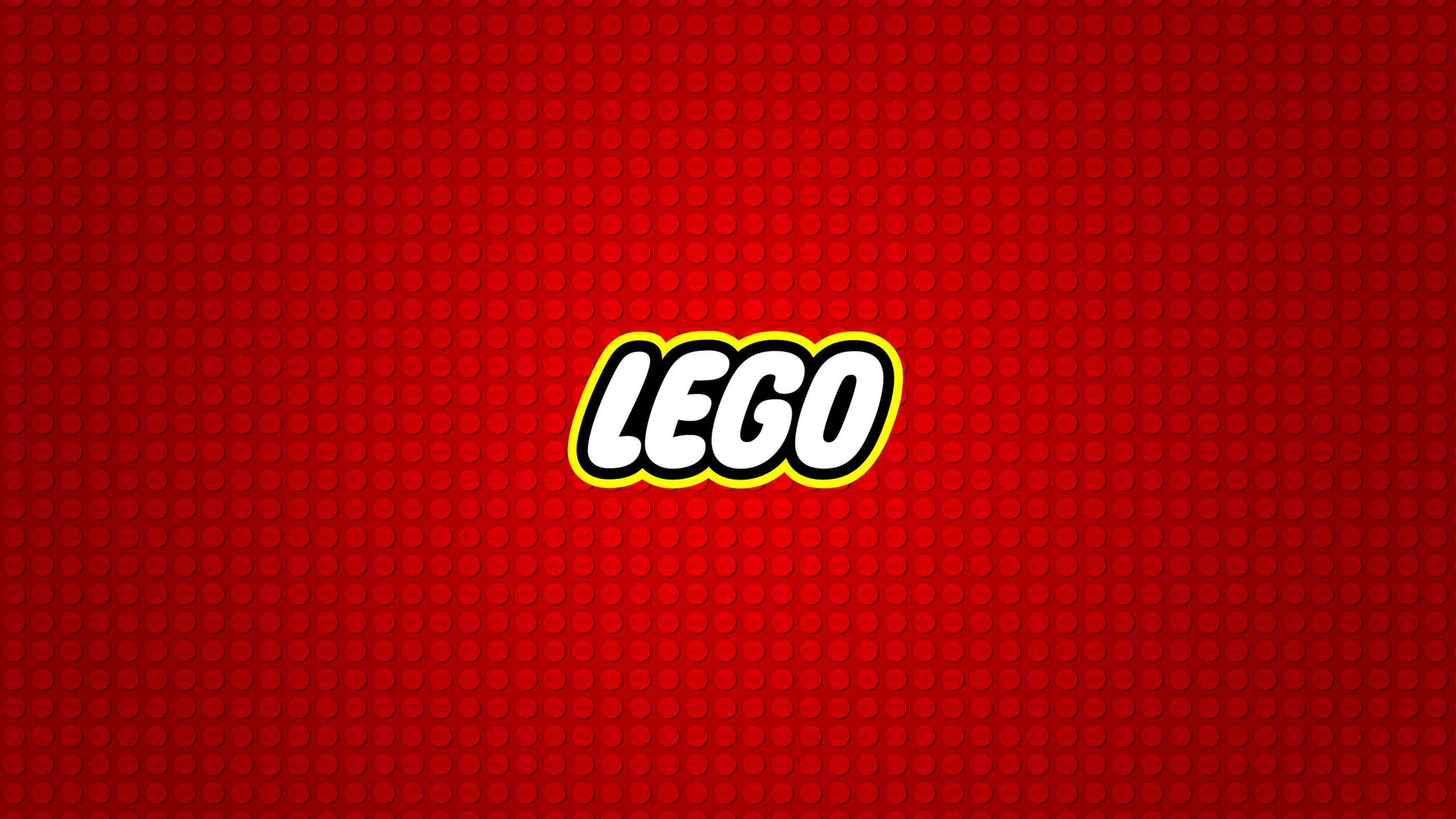 Wallpaper #HgPtYpMBpyOg8YnEB9Sq355 Lego Logo Red Background UHD 4K Wallpaper Pixelz