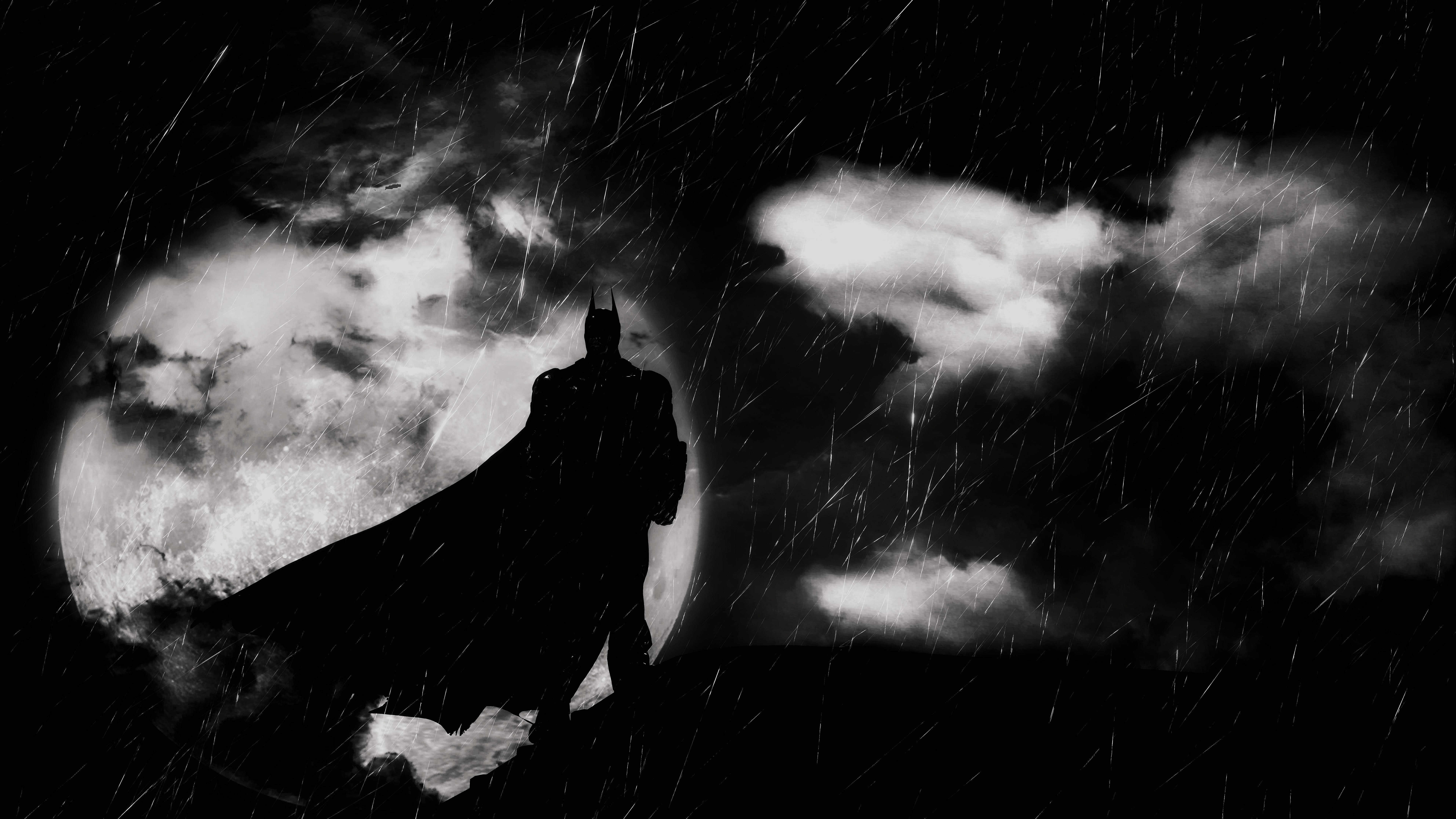 Wallpaper #3xlhHY8BtGB6xQ789naS2 Batman Arkham Knight Moonlight UHD 8k Wallpaper Pixelzcc