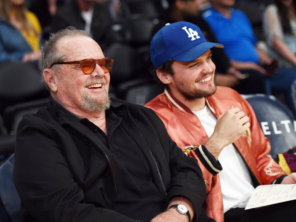 Wallpaper #fO_nS5MBMN-XEVvVGDzL331 Jack Nicholson and Son Ray at Lakers Game March 2017 Popsugar