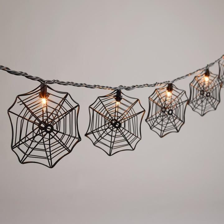 Wallpaper #zpwf4pIBZHQxiYarj74D142 Spider Web 10 Bulb String Lights 2499 Cheap Halloween Decoration