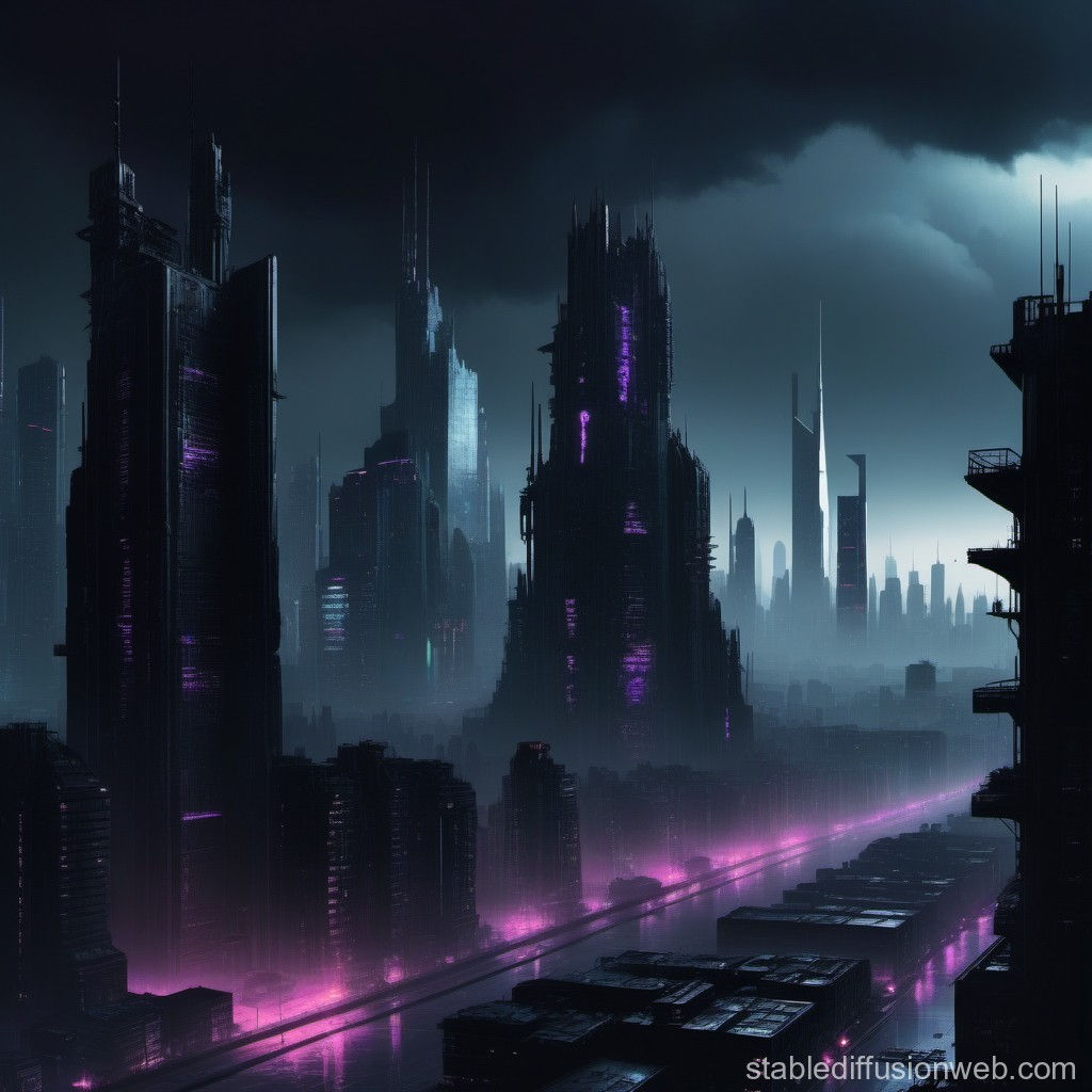 Wallpaper #PPtihJcBx-Hc5Y204K-u58 Cyberpunk Gothic Architecture Prompts Stable Diffusion Online