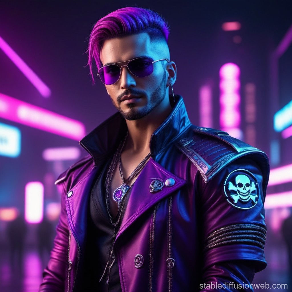 Wallpaper #lZ1sZ5cBkAG5jTCHW7OM117 Cyberpunk Male Captain Pirate Prompts Stable Diffusion Online
