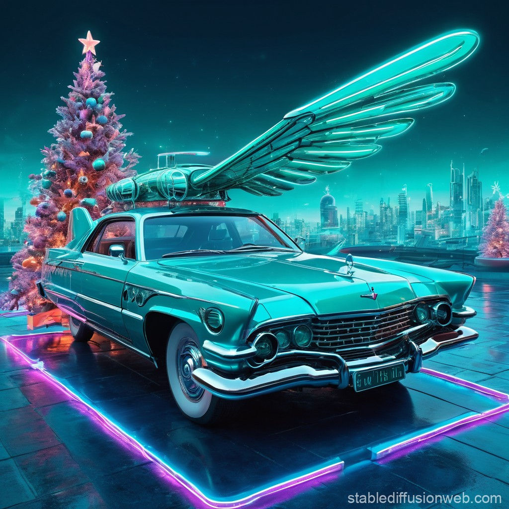 Wallpaper #klb_epcBsd6xcFiEhdxU99 Cyberpunk Car in Fictional Background Stable Diffusion Online