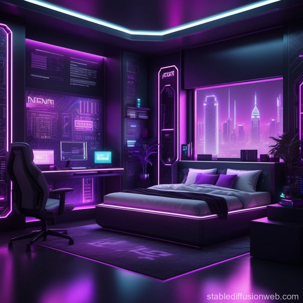 Wallpaper #klb_epcBsd6xcFiEhdxU156 Cyberpunk Interior Design Prompts Stable Diffusion Online