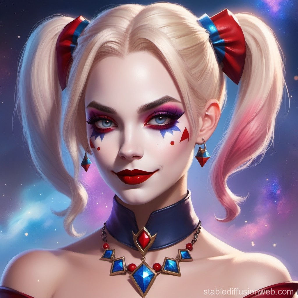 Wallpaper #4b84f Womens Deluxe Harley Quinn Jumpsuit Costume