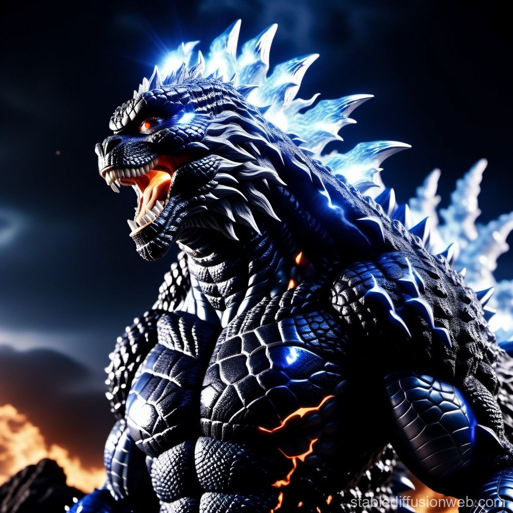 Wallpaper #wEDgL5MBJhL2WPbaU77v255 Godzilla vs Goku Ultra Instinct Prompts Stable Diffusion Online