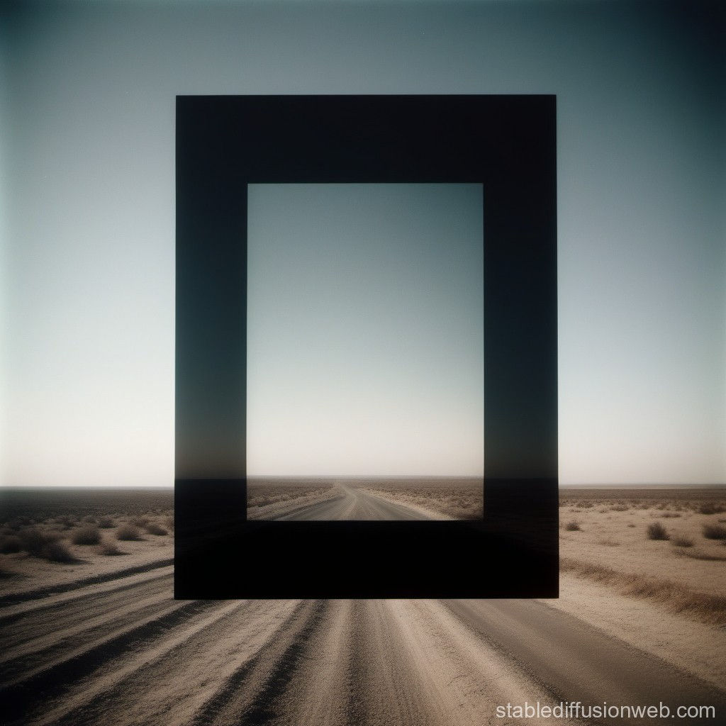 Wallpaper #3WgGIJMBSpphPi3-UCyv76 Black Rectangle Floating in Dystopian Sky Stable Diffusion Online