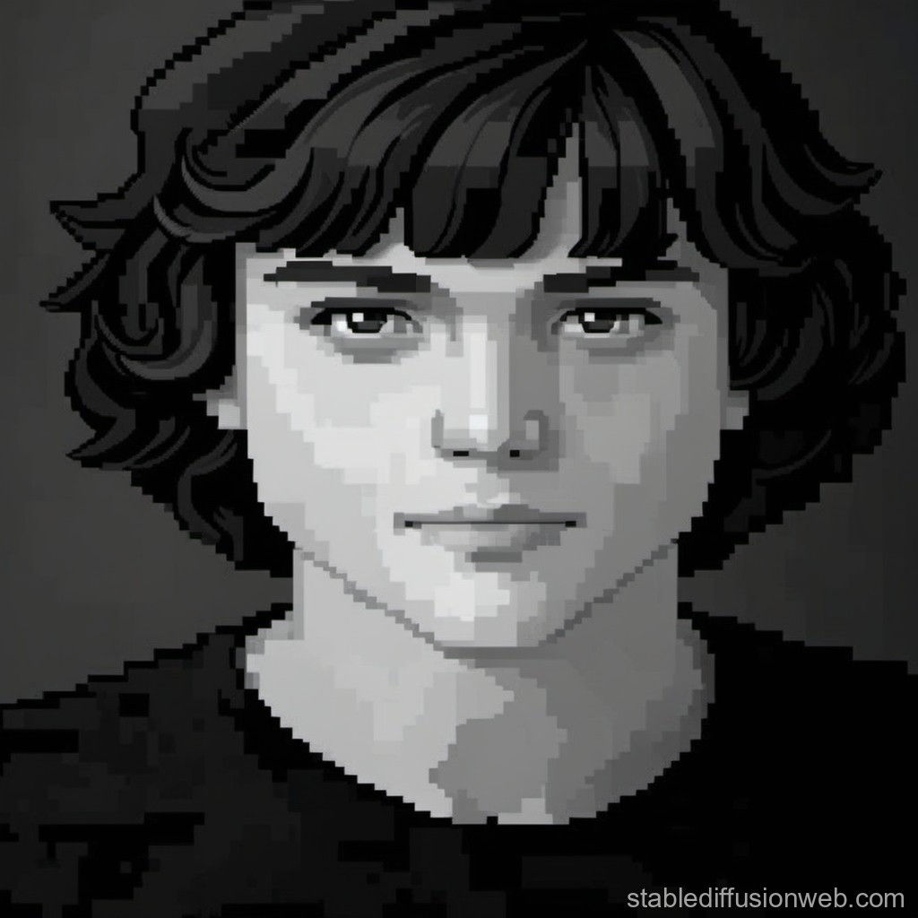 Wallpaper #1Gc765IBSpphPi3-00r6152 Pixel Art Portrait Stable Diffusion Online
