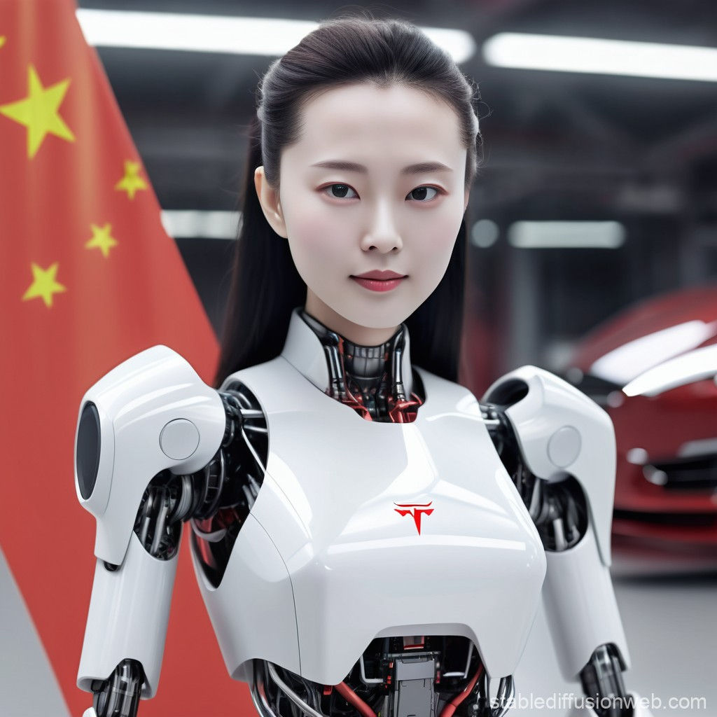 Wallpaper #H1ZKepcBsd6xcFiEl9zA155 Tesla Female Chinese Humanoid Robots Launch Stable Diffusion Online