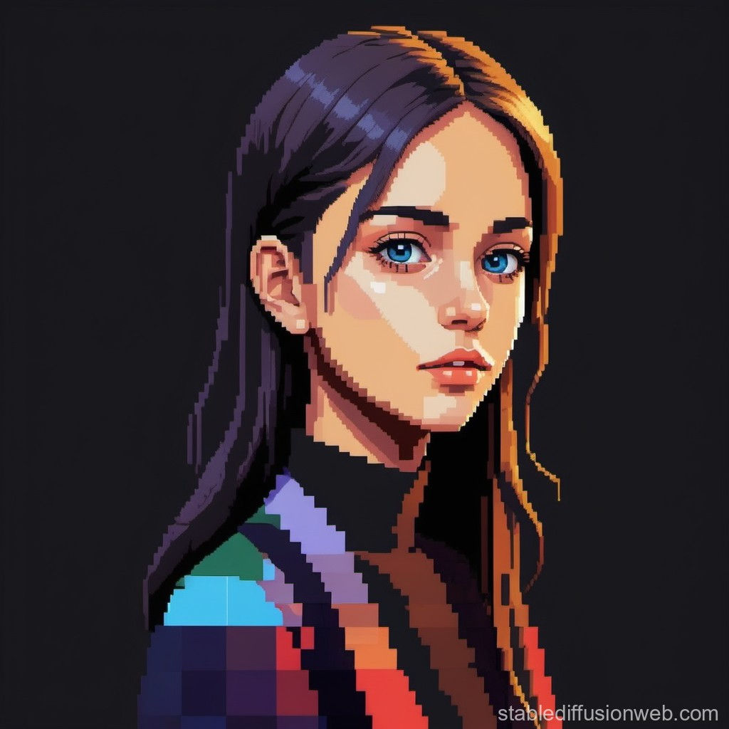 Wallpaper #1Gc765IBSpphPi3-00r6133 Pixel Art Profile Picture Stable Diffusion Online