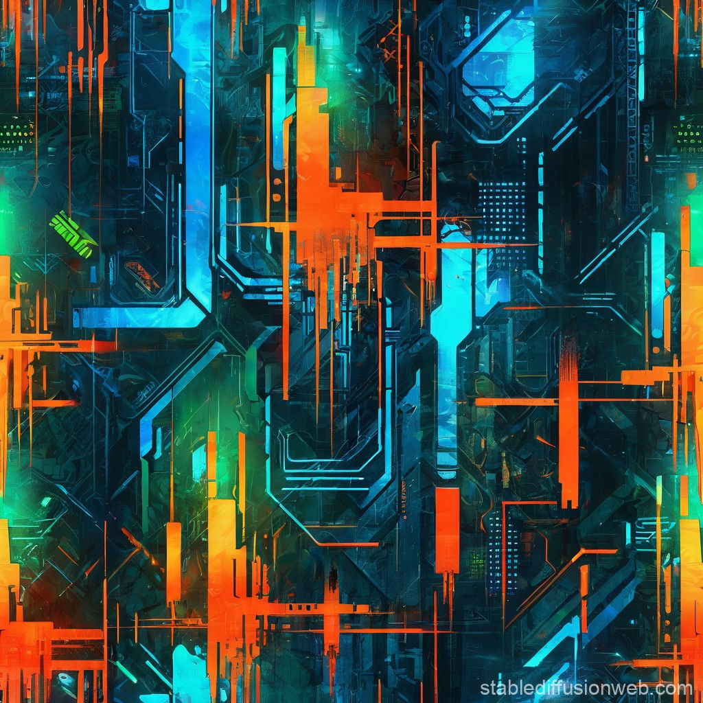 Wallpaper #k20raZcBycdYOYFT3nCL1 Cyberpunk Futuristic Gradient Texture Design Stable Diffusion Online