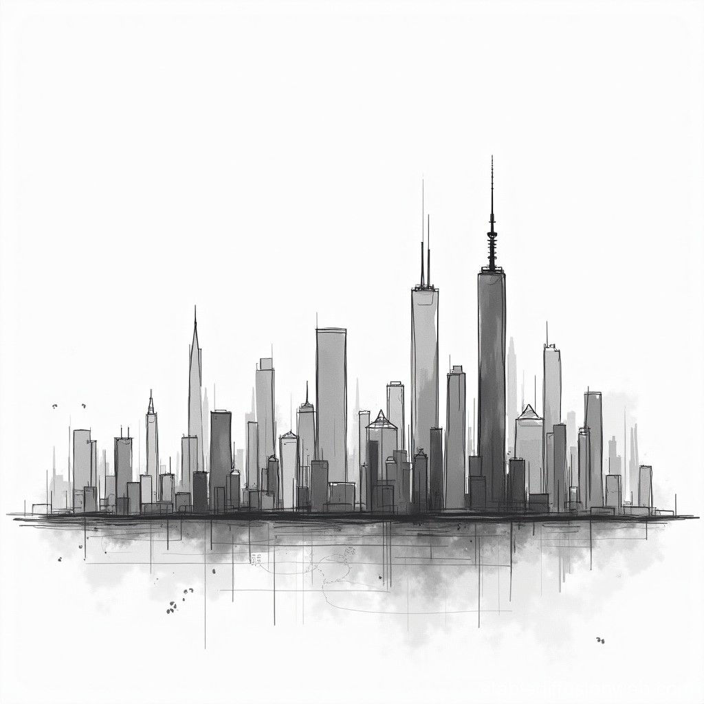 Wallpaper #rztWcJcBSWmA-tzpc4_499 Startup City Minimalist Sketch Stable Diffusion Online