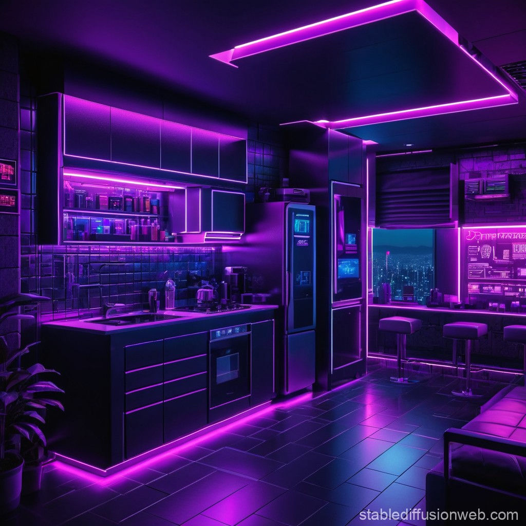Wallpaper #Nsn-jpcB-VVLIetlVmtC91 Pixel Art Cyberpunk Apartment Stable Diffusion Online