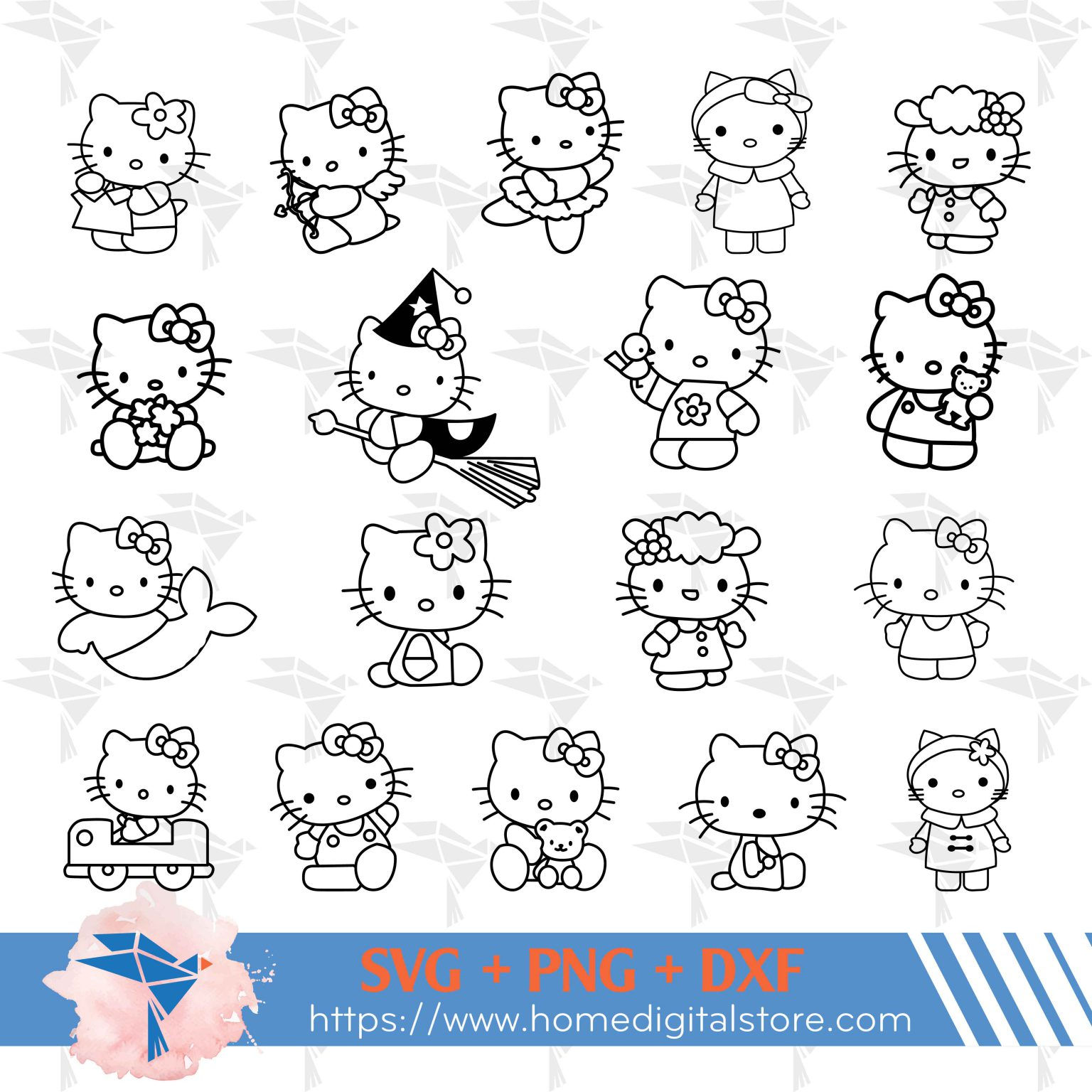 Wallpaper #1c50c Hello Kitty Vector Art Icons and Graphics for Free Download