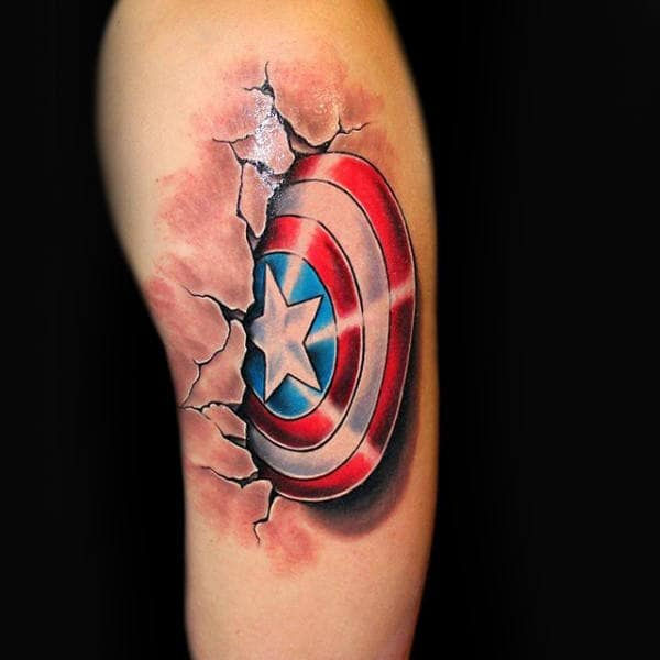 Wallpaper #P5zO4JIBZHQxiYarB7hG105 Share 77 Captain America Shield Tattoo Ineteachers