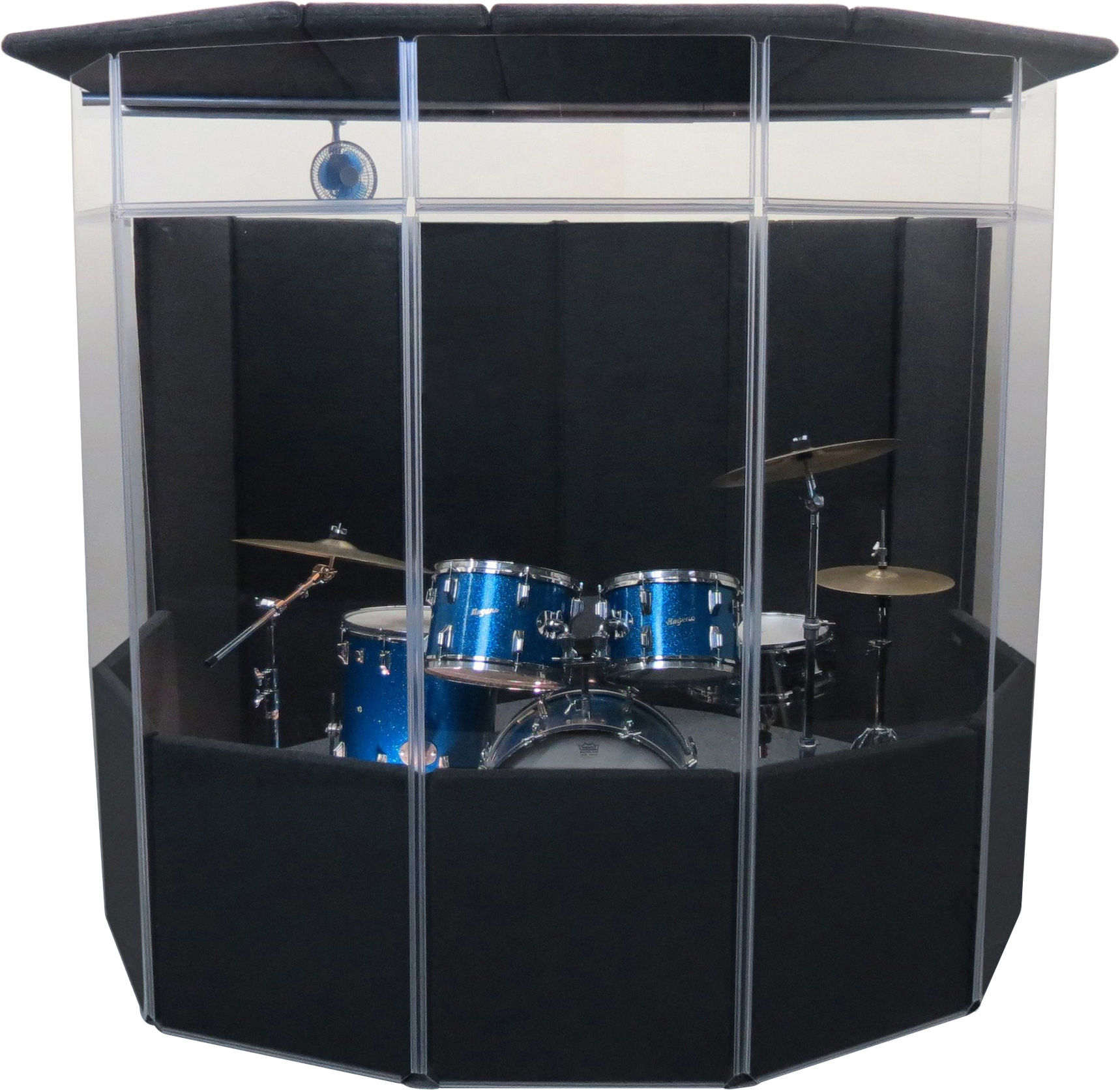 Wallpaper #OmijFpMBSpphPi3-0gzx9 Clearsonic Isopac a Drum Acoustic Isolation Booth W Closed Roof Dark Gray