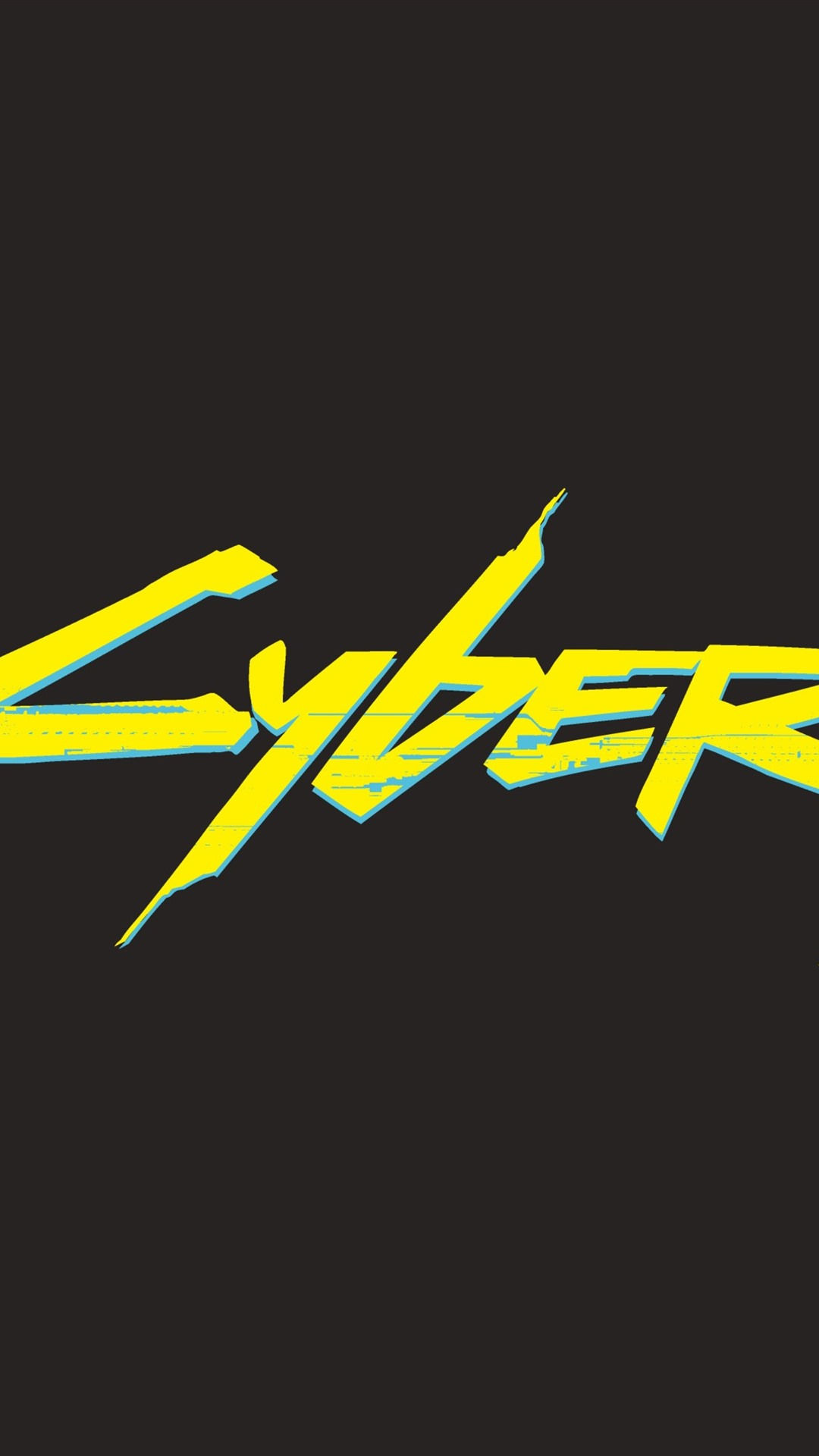 Wallpaper #shyAQJMB8JfcLg2J2fbR99 Cyberpunk 2077 Logo 1080x1920 iPhone 8766s Plus Wallpaper