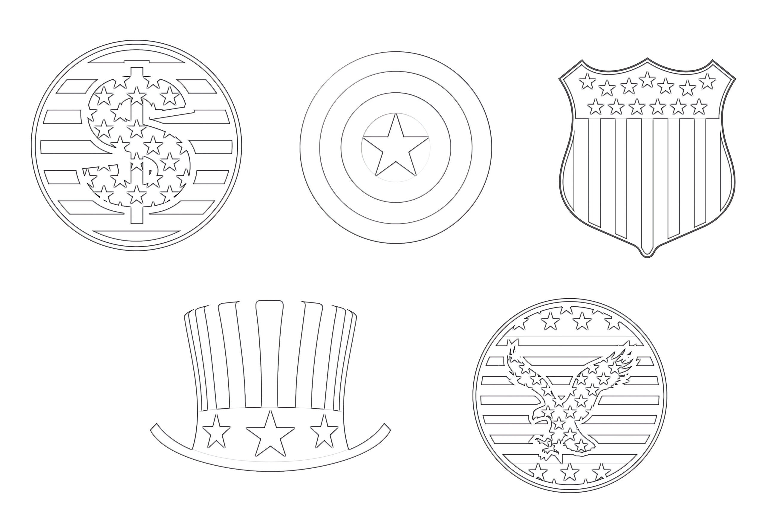 Wallpaper #hlhvNJMBzN9vxX34UTxN271 Captain America Shield Coloring Page