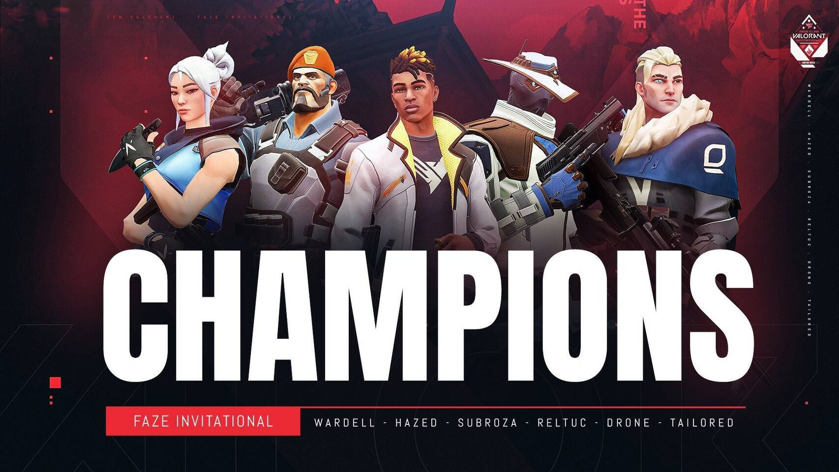Wallpaper #bADg6o4BSdW8dNouzxDT14 Tsm Se Convierte En El Campeon Del Faze Clan Valorant Invitational