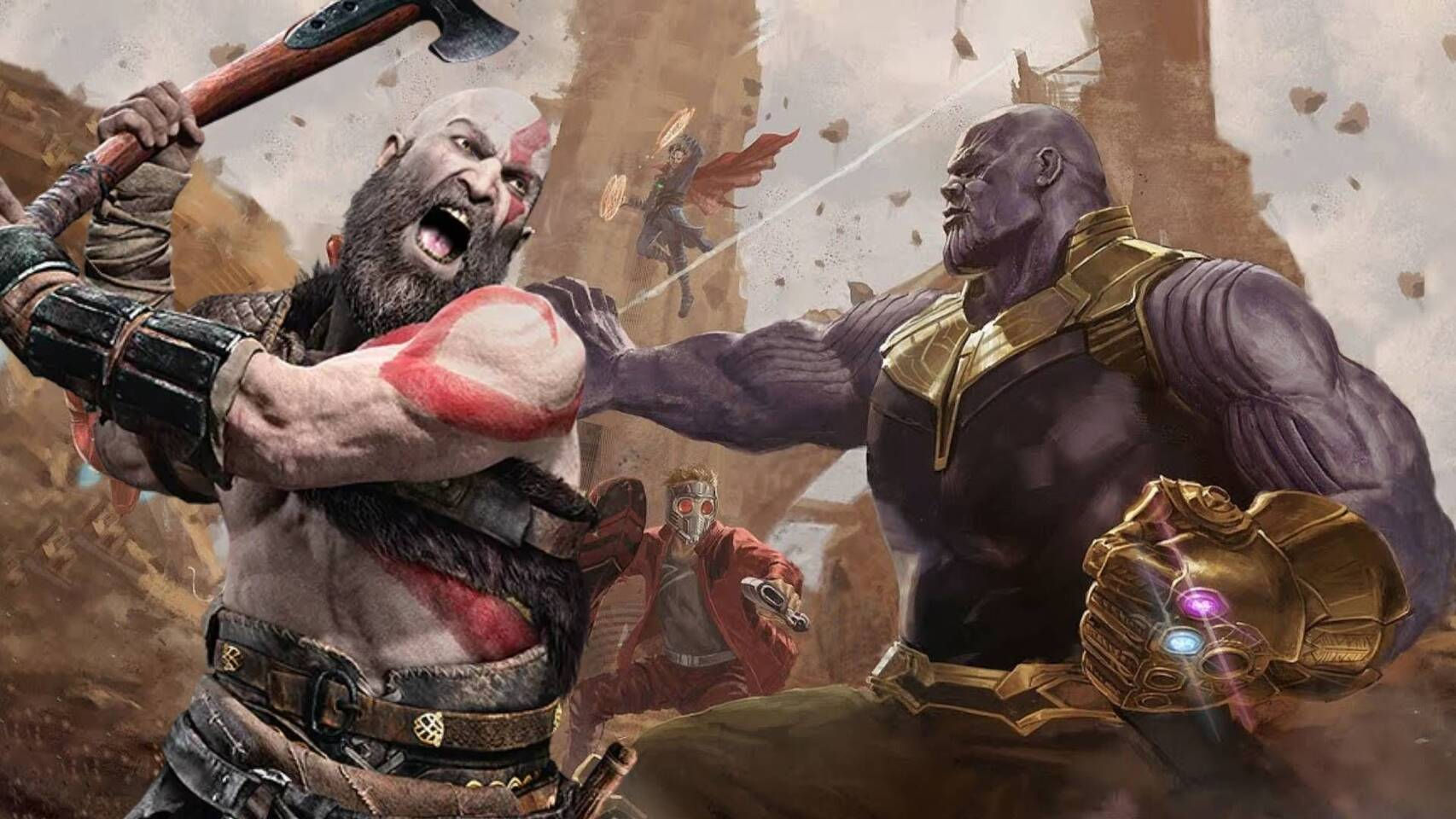 Wallpaper #fKVEOJMBVBiSkHCaLI1q18 Quien Ganaria En Una Batalla Entre Thanos Y Kratos El Ultimo Debate