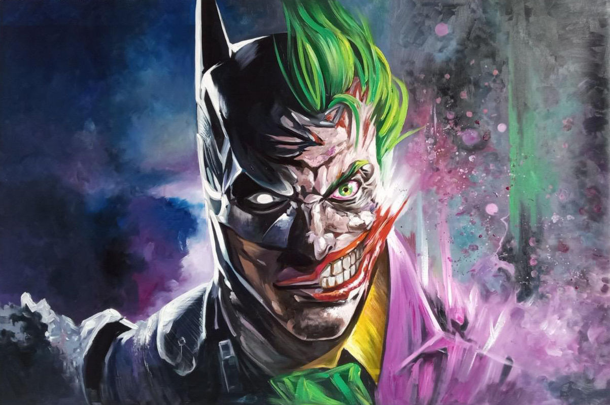 Wallpaper #KEUdlo4B7YBJg1BVvKAK50 Batman and the Joker in an Epic Showdown