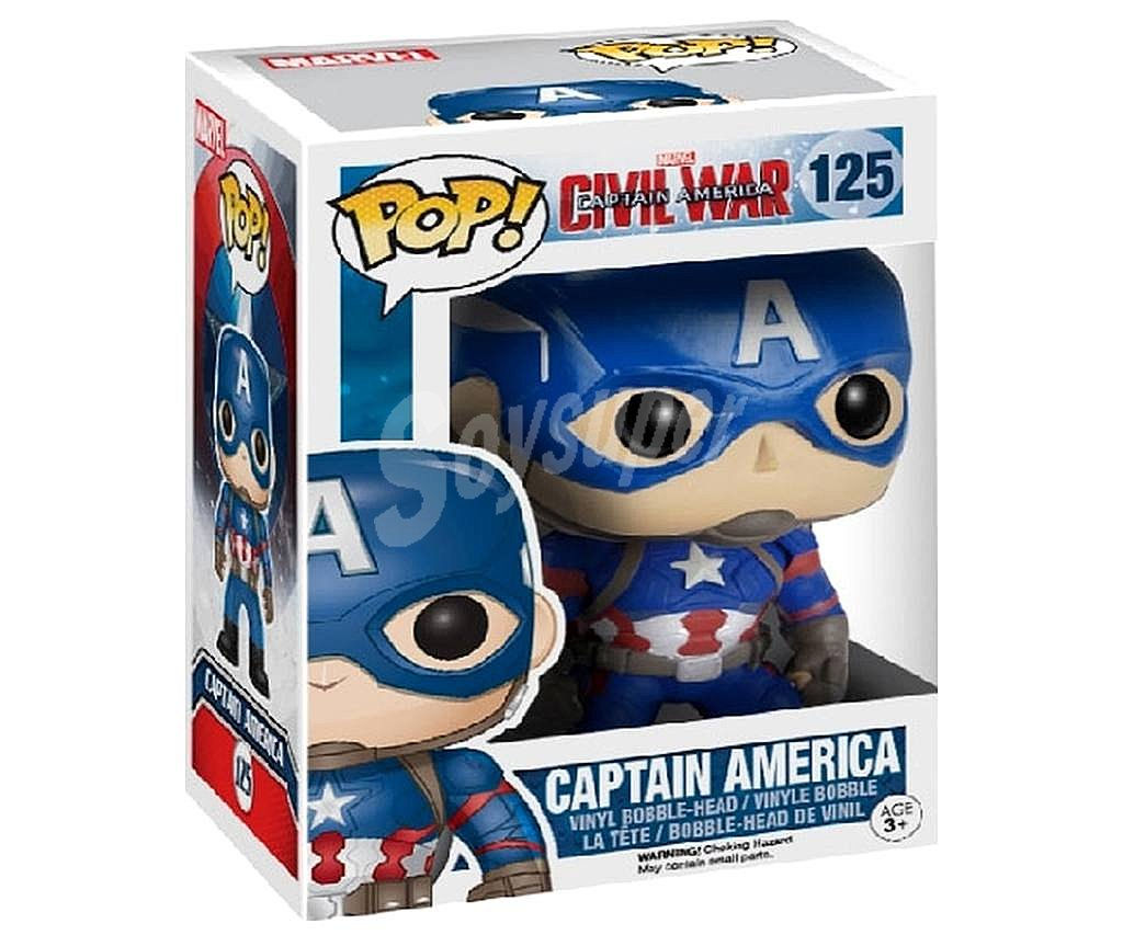 Wallpaper #_aV-OJMBVBiSkHCa5Y3h128 Funko Figura De Marvel Capitan America Civil War 10cm 125 Pop Pop 125