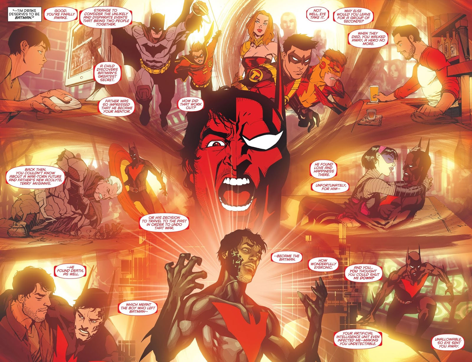 Wallpaper #G3dNJ5MB-pgBXx603KWL77 Weird Science DC Comics Batman Beyond 3 Review and Spoilers