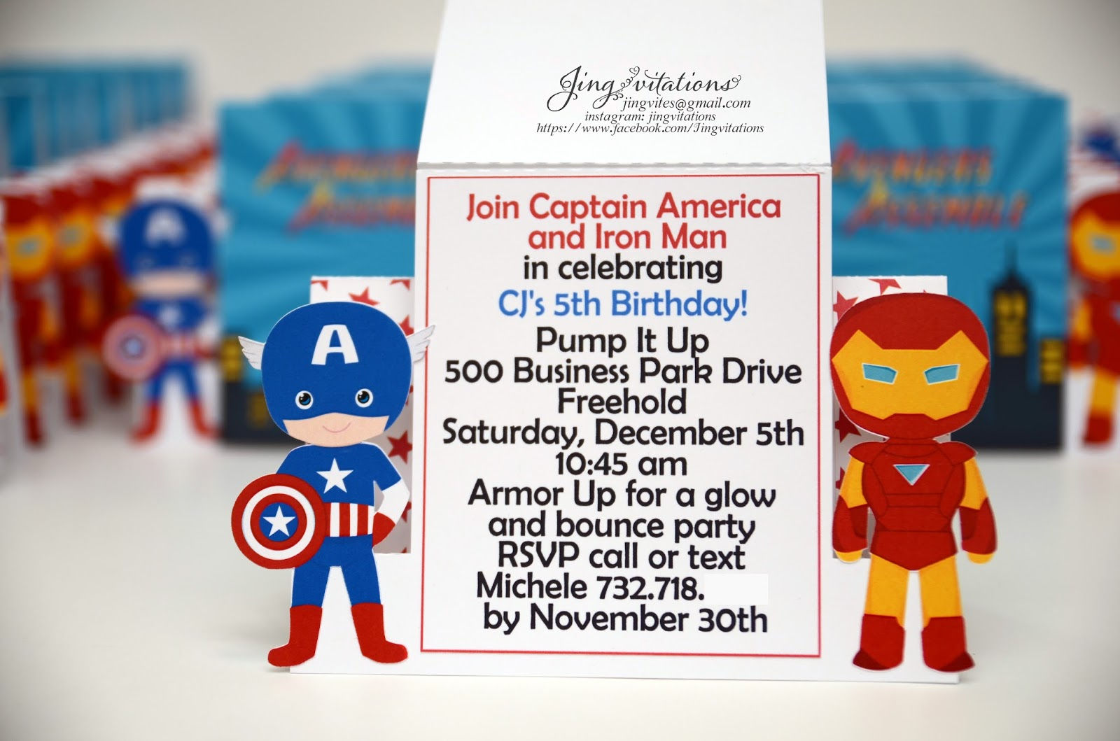 Wallpaper #i2cP5pIBSpphPi3-eTKB94 Jingvitations Capt America and Ironman Invitations